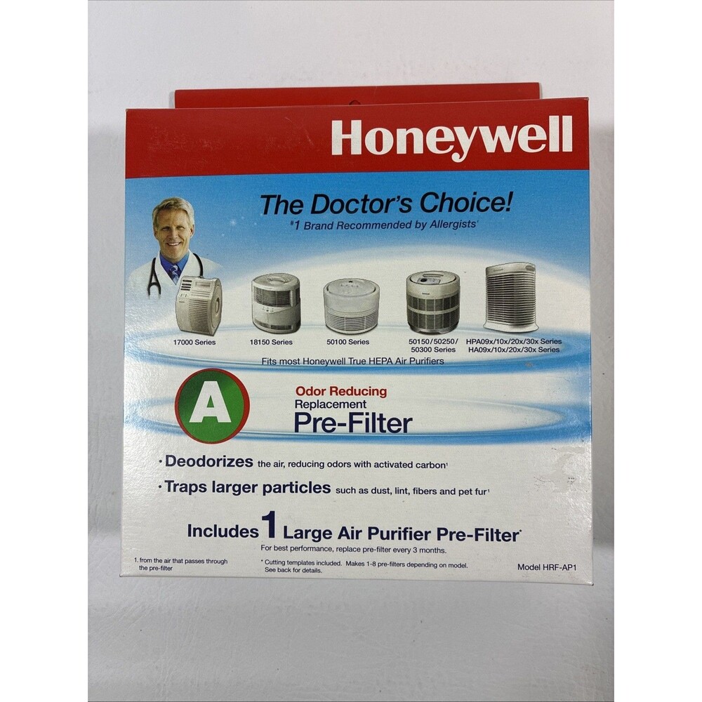 Honeywell Odor Reducing Replacement Pre-Filter A HRF-AP1 Air Purifier Filter